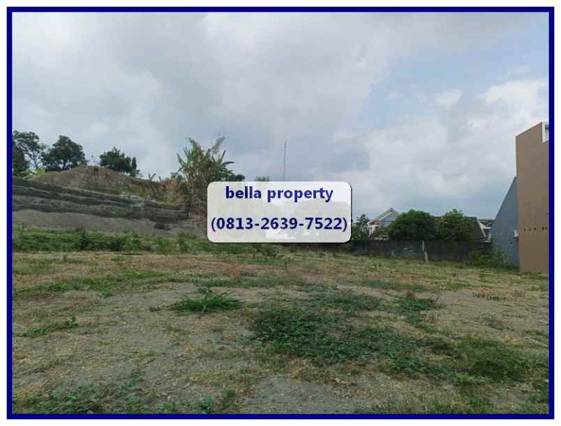 dijual tanah jl candi gebang