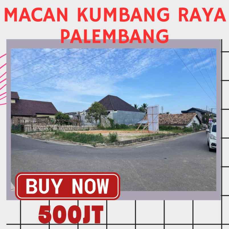 dijual tanah jl macab kumbang raya