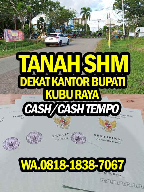 dijual tanah jl parit paeran