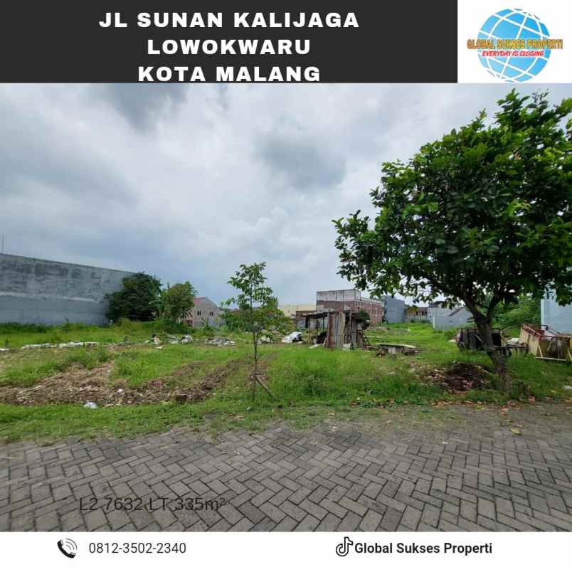 dijual tanah jl sunan kalijaga