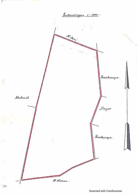 dijual tanah jl tipar cakung