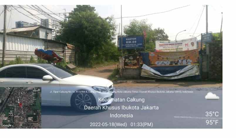 dijual tanah jl tipar cakung