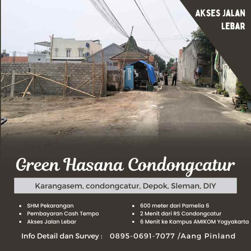 dijual tanah karangasem condongcatur