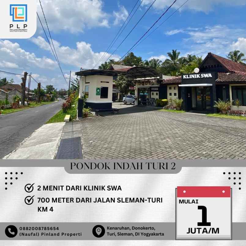 dijual tanah kenaruhan donokerto turi