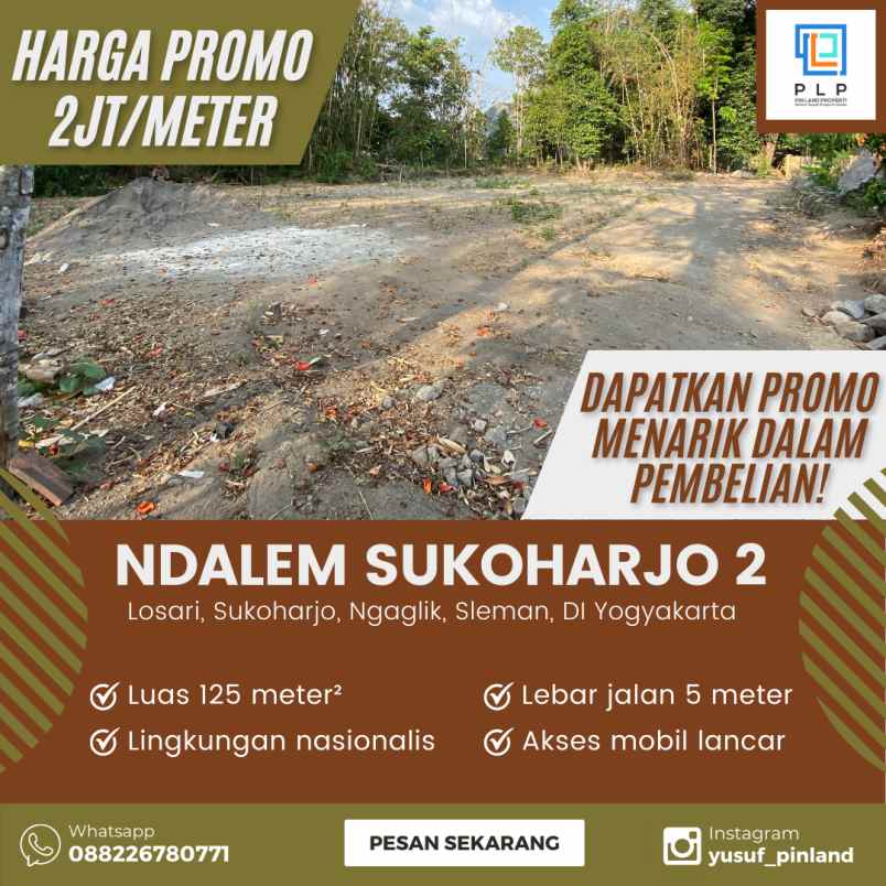 dijual tanah losari sukoharjo ngaglik