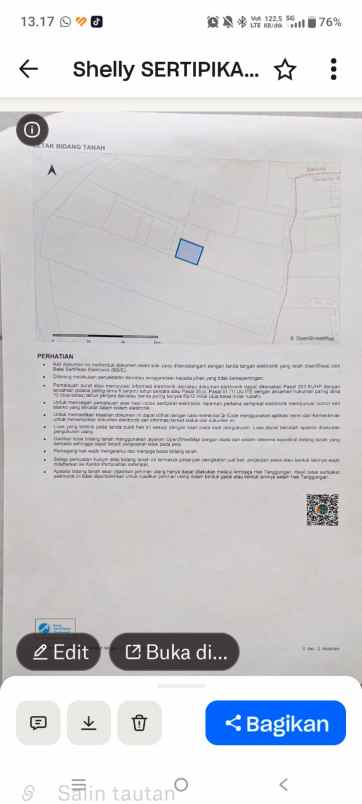 dijual tanah premium lokasi kerobokan