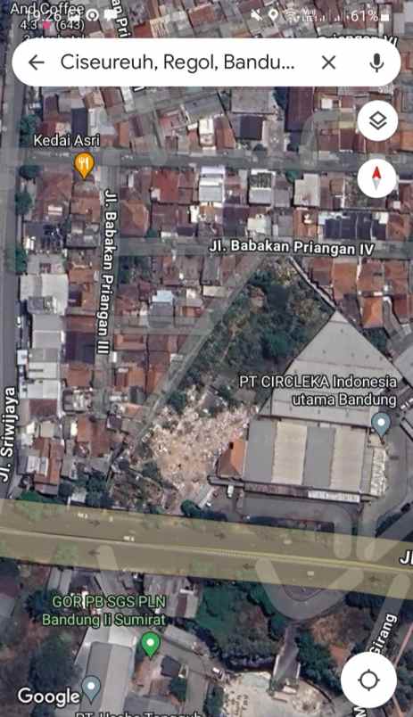 dijual tanah soekarno hatta