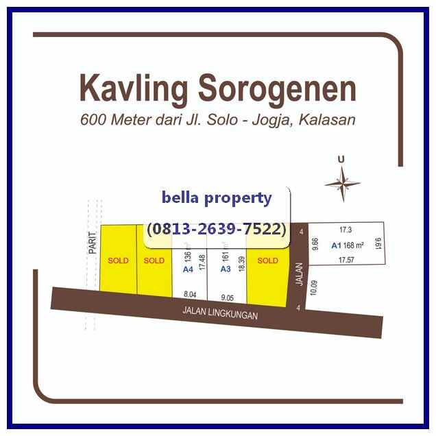 dijual tanah sorogenen