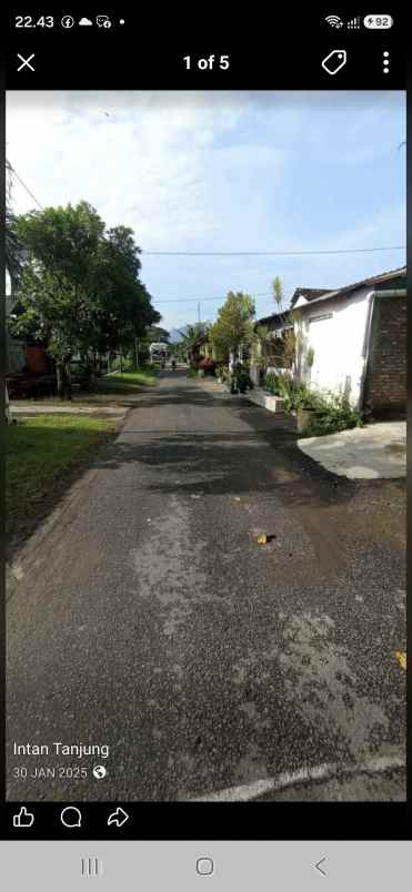 dijual tanah srimartani piyungan
