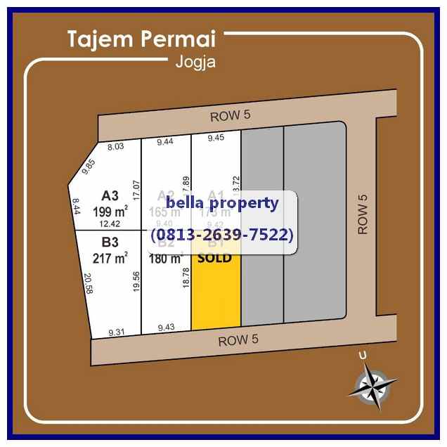 dijual tanah tajem