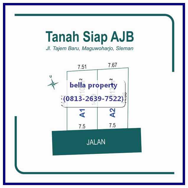 dijual tanah tajem