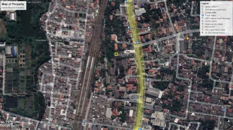 dijual tanah tanah jl kartini kec