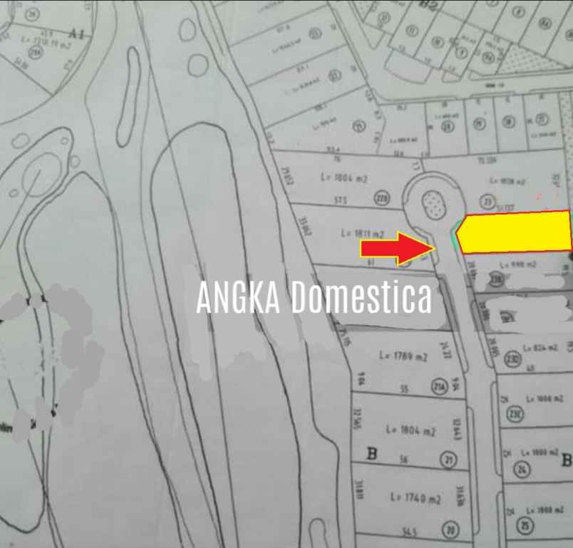 dijual tanah teluk golf