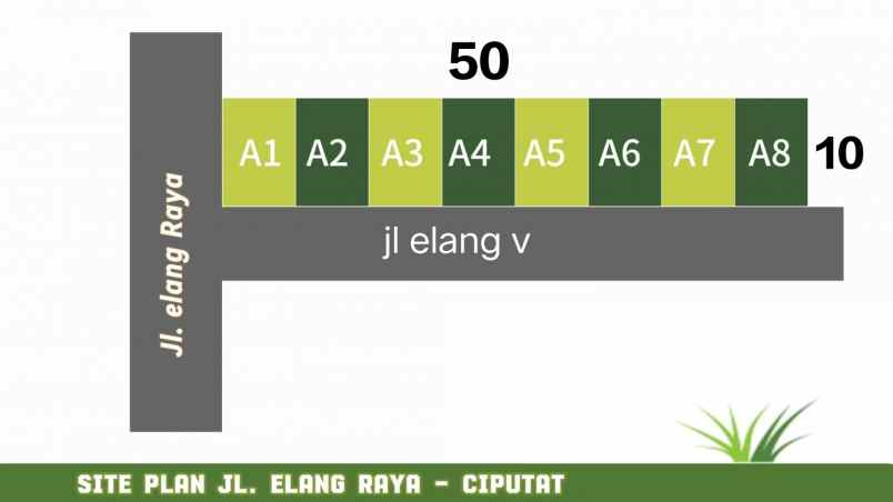 dijual umah 1 lantai 2 lantai tanah kavlinh