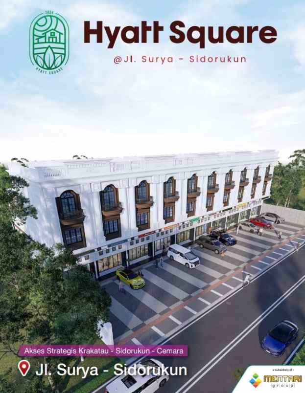 dijual villa jalan surya sidorukun