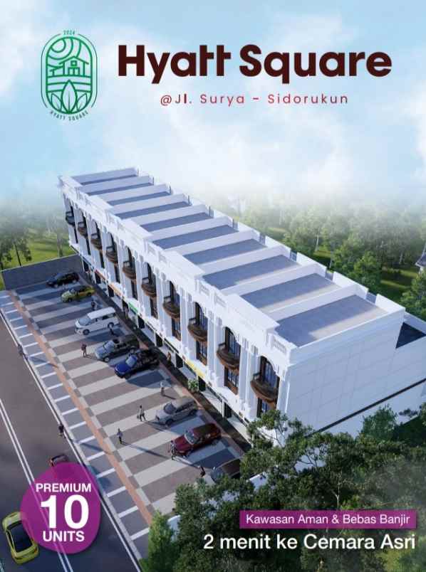 dijual villa jalan surya sidorukun