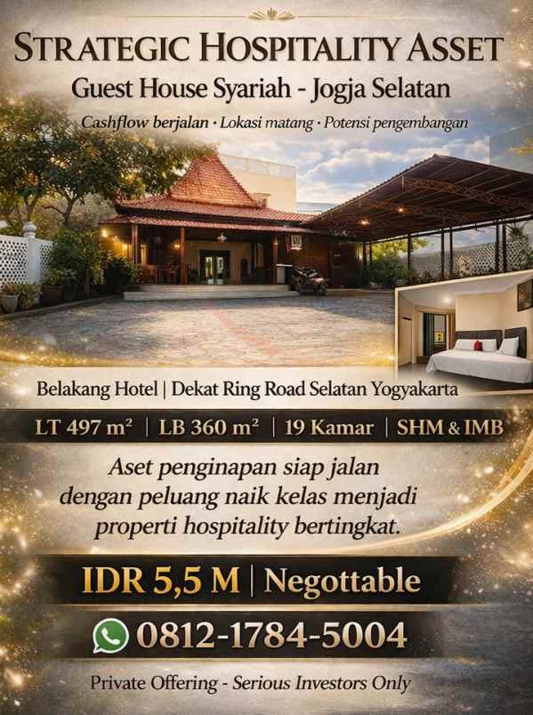 dijual villa jl saman utara tanjung