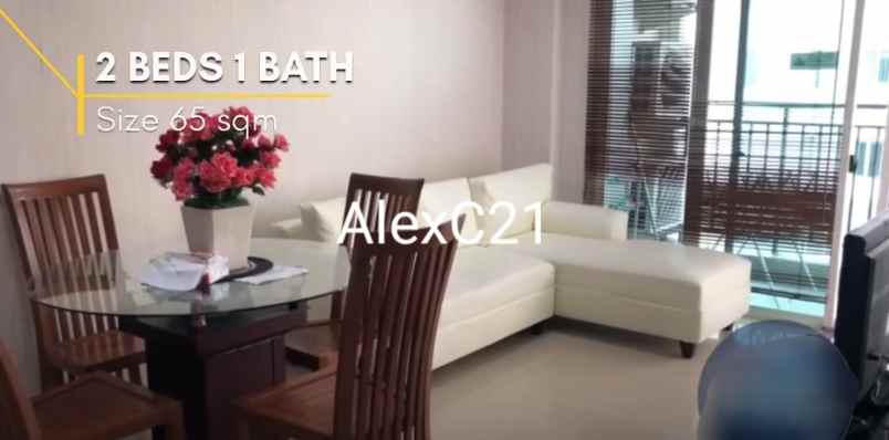 disewakan 2 bedrooms apartemen thamrin residence