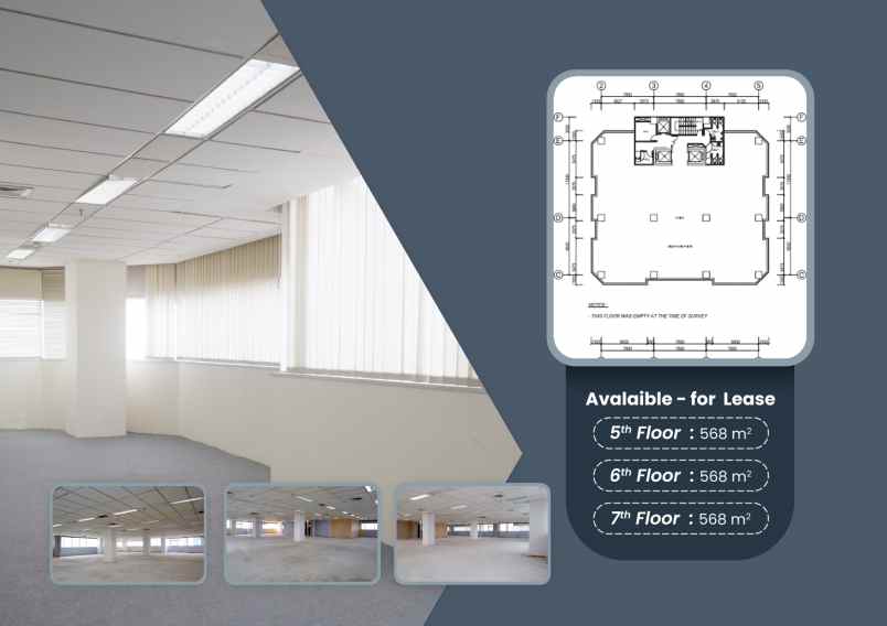 disewakan ruang kantor dekat departemen keuangan