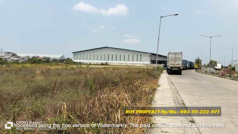 disewakan tanah jl marunda makmur