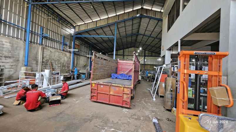 gudang workshop dijual di setu bekasi