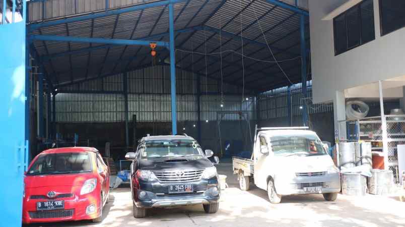 gudang workshop dijual di setu bekasi