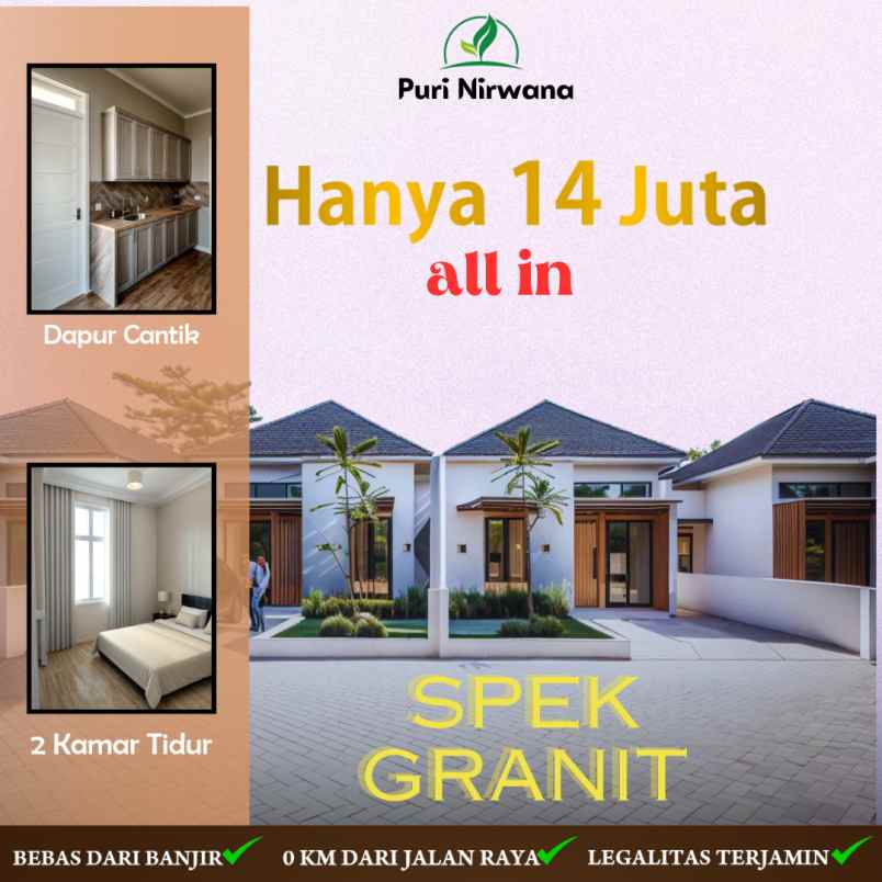 hanya 14 juta all in rumah spek granit