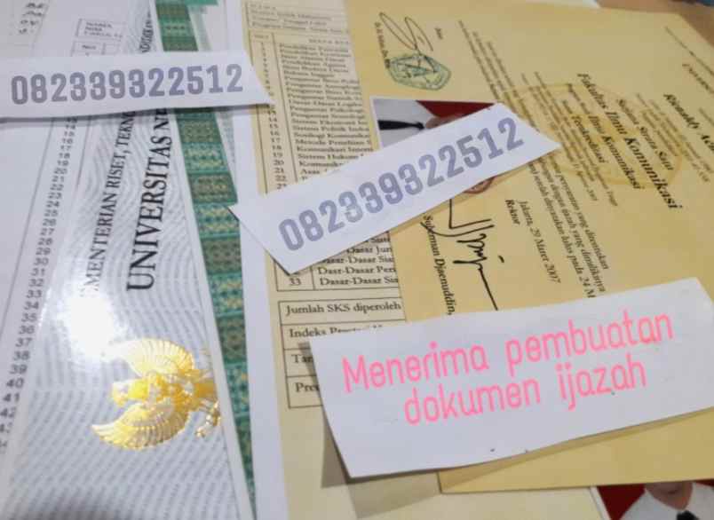 jasa pembuatan ijazah asli terdaftar