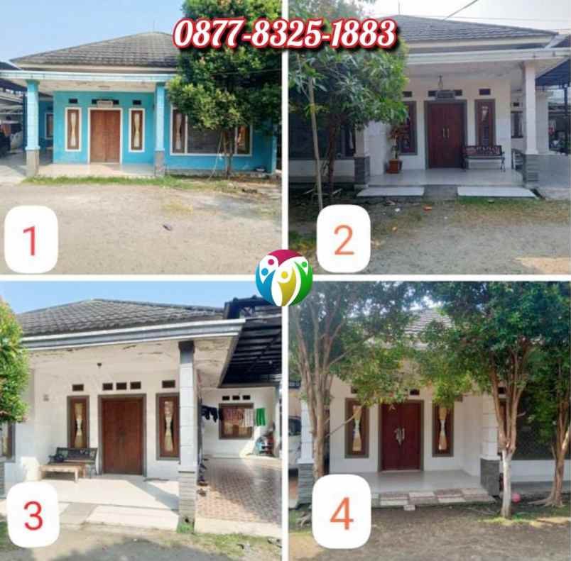 jual tanah 1 650 m2 4 rumah di tarumajaya bekasi