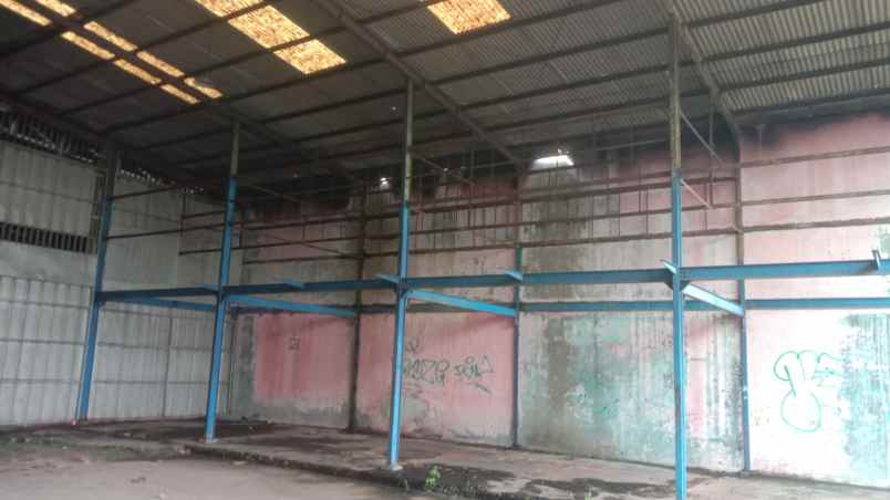 jual tanah bangunan ex material pinggir jalan raya