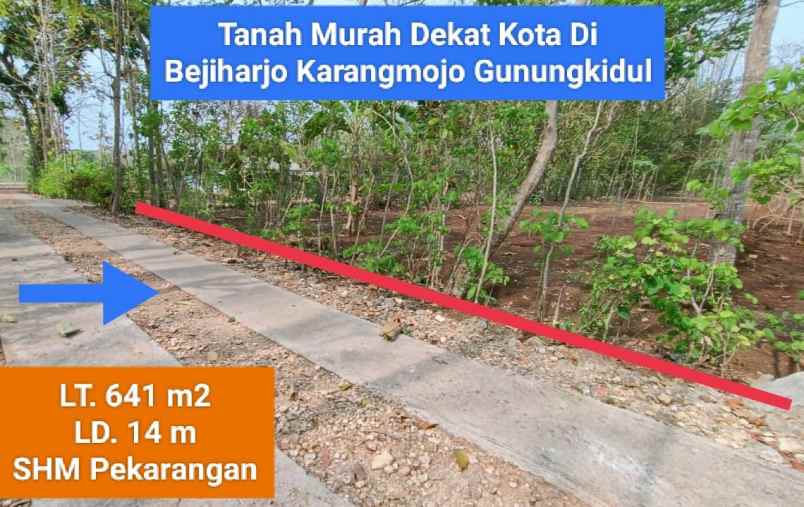 jual tanah murah di bejiharjo karangmojo gunungkidul