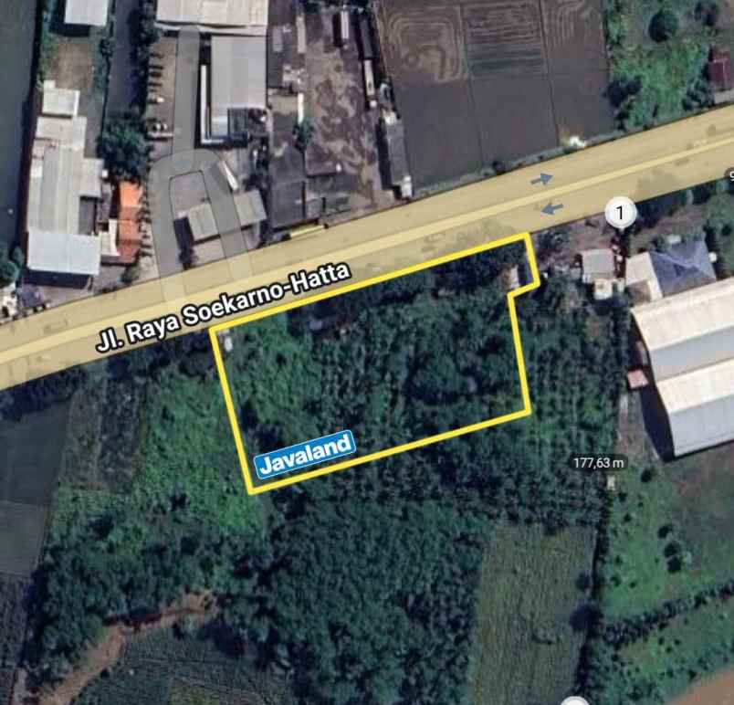 lahan kuning tepi jalan nasional kendal