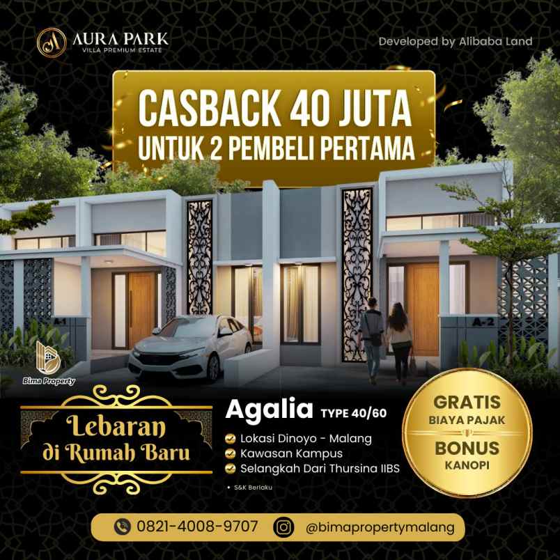 luxury home cashback 40 jutaan untuk 2 pembeli pertama