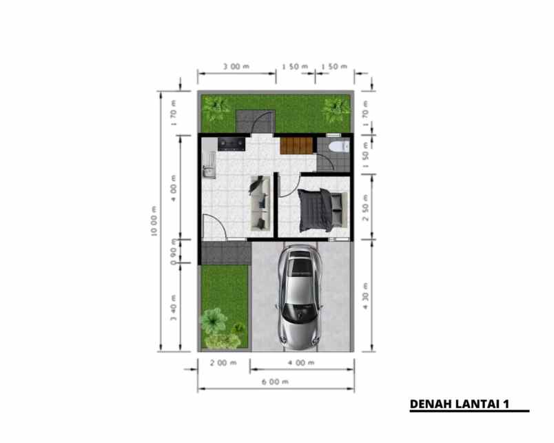 new listing hunian 2 lantai di kota wisata batu