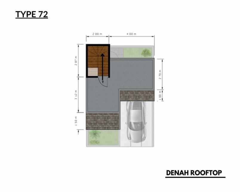 promo rumah villa 3 lantai rooftop