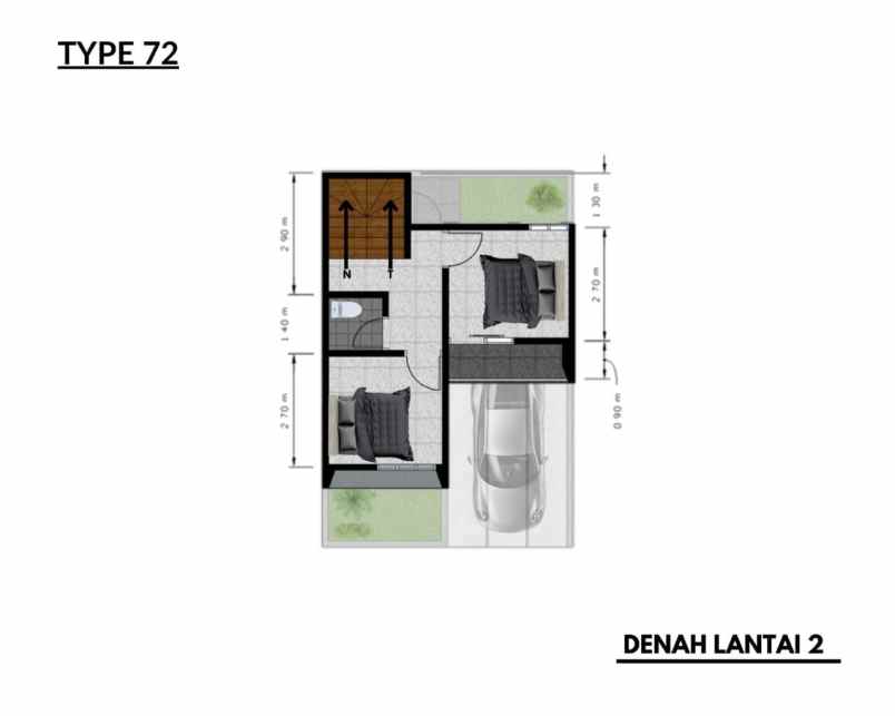 promo rumah villa 3 lantai rooftop