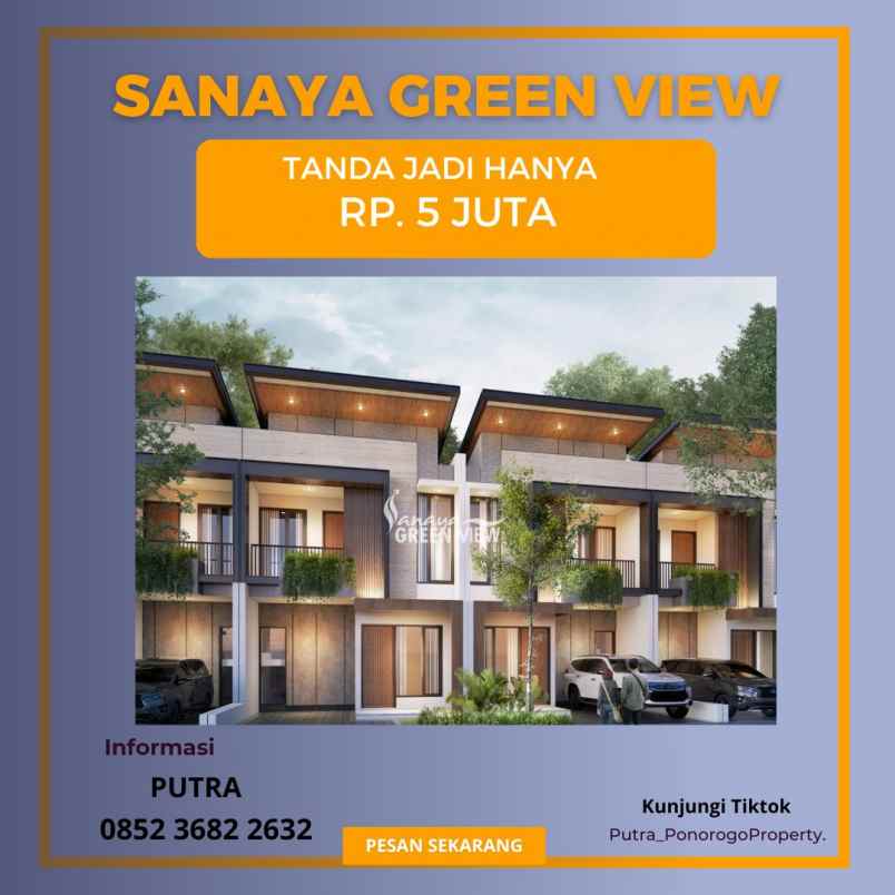 promo terbaru hunian di kota ponorogo