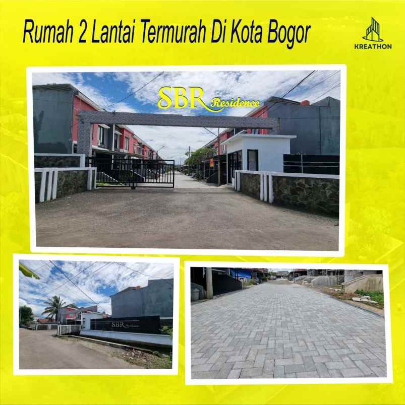 rumah 2 lantai di kota bogor