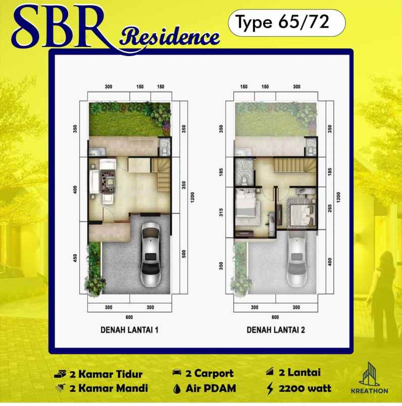 rumah 2 lantai di kota bogor