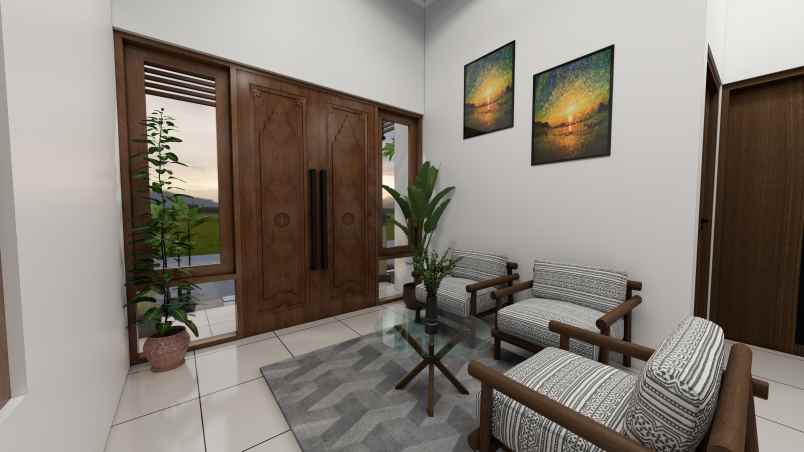 rumah cantik dengan vibes resort di tengah kota
