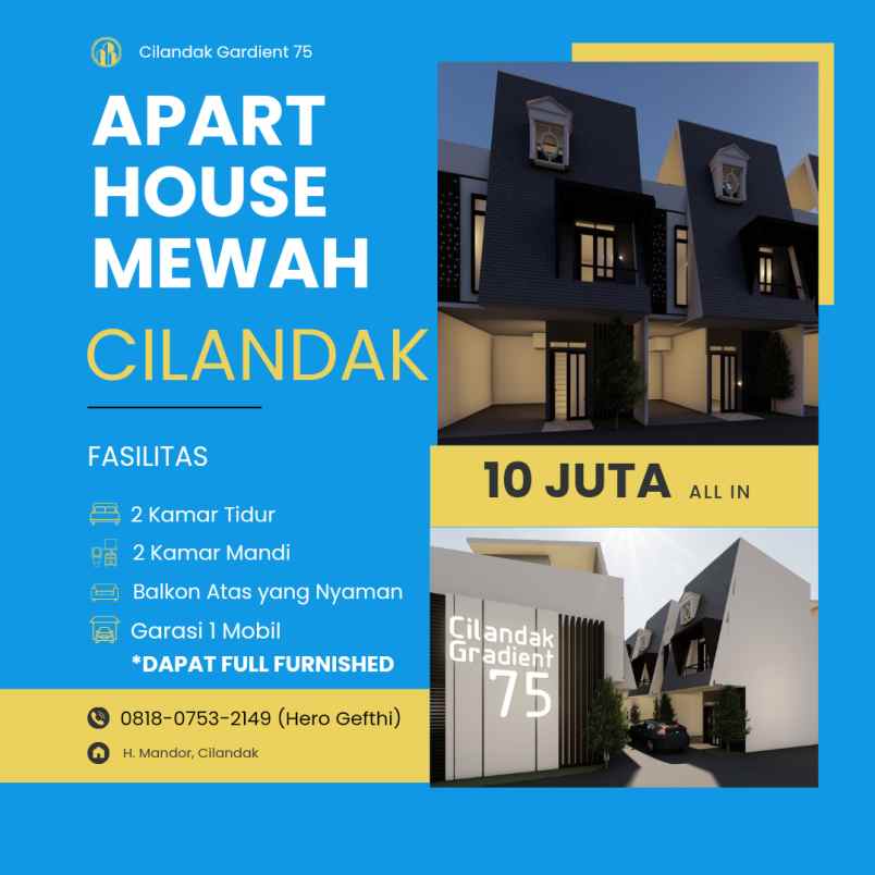 rumah cilandak fatmawati fully furnished