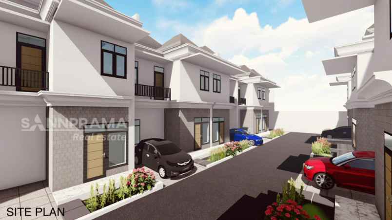 rumah cluster 2 lantai di radar auri cimanggis depok