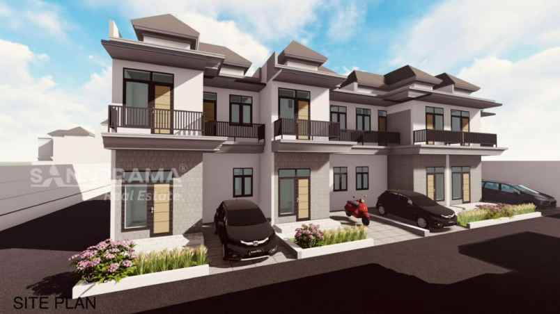 rumah cluster 2 lantai di radar auri cimanggis depok