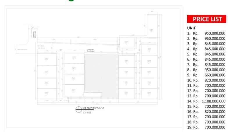 rumah cluster 2 lantai di radar auri cimanggis depok