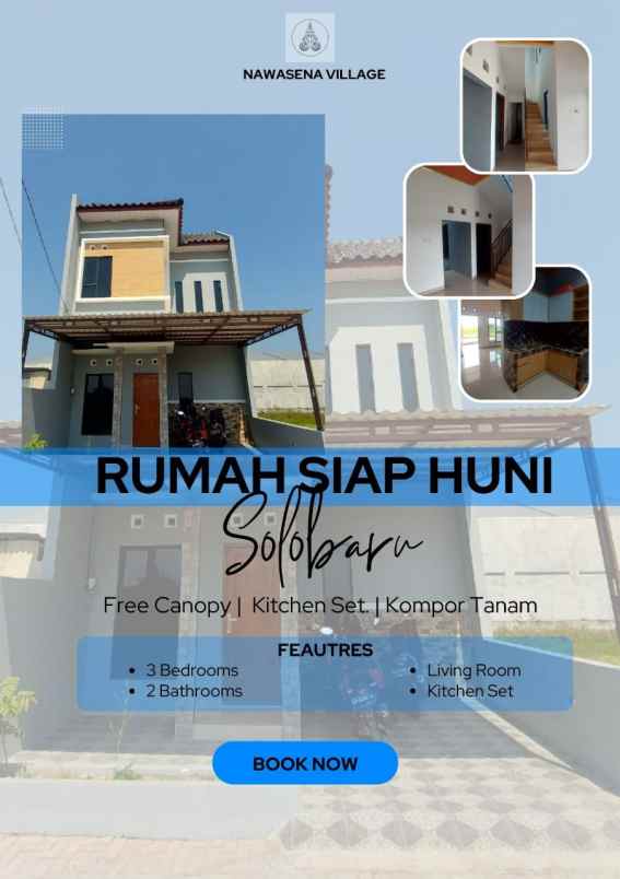 rumah dijual siap huni barat solobaru