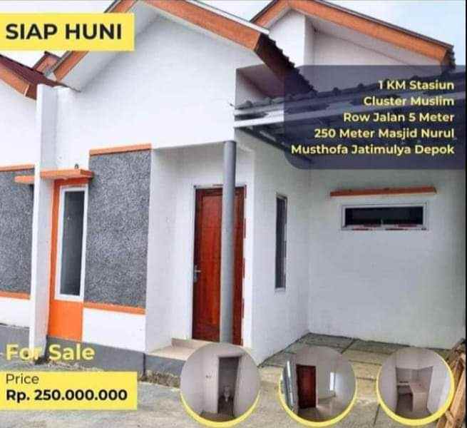 rumah harga murah 300 jutaan dekat stasiun