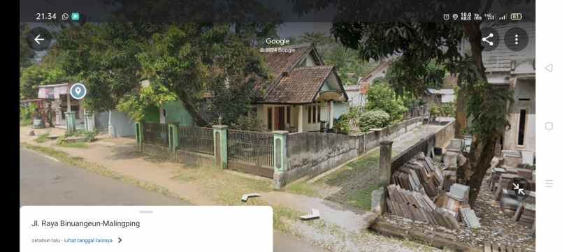 rumah kampung di wanasalam binuangeun