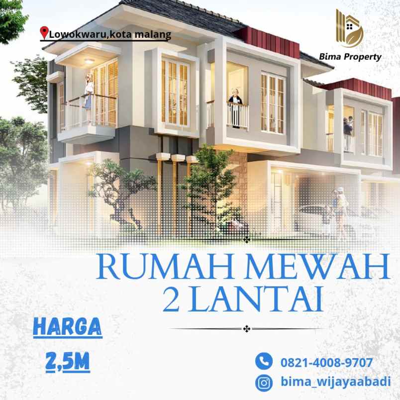 rumah mewah nuansa villa kota malang