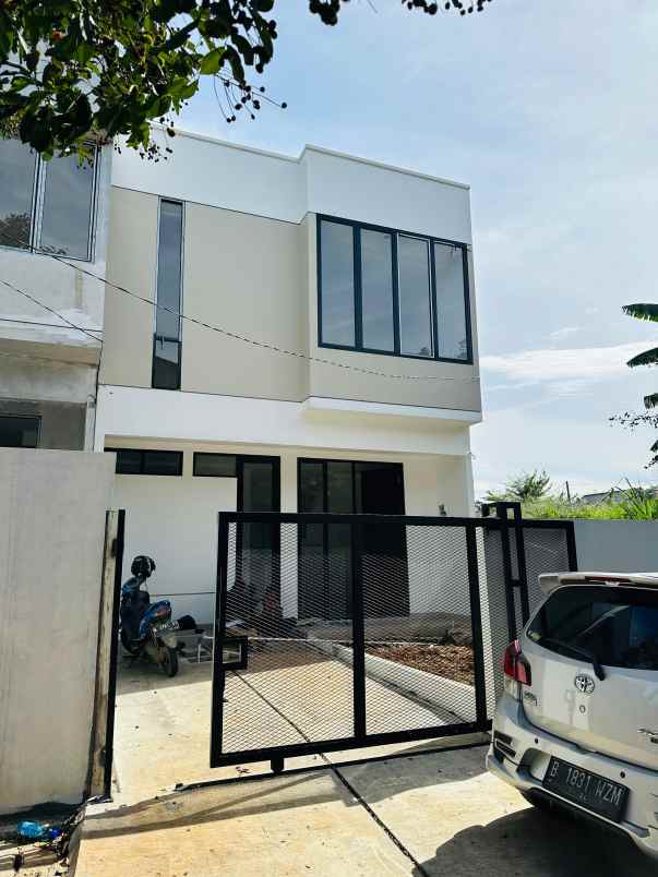 rumah modern dalam komplek di pamulang tangsel