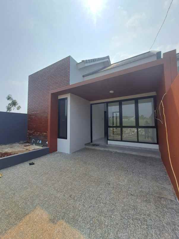 rumah modern minimalis lokasi nyaman di sawangan depok